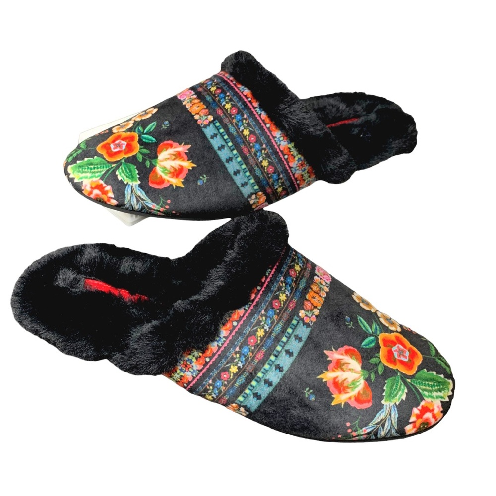 NEW! Johnny Was Boho Ardell Slippers Sz 9
